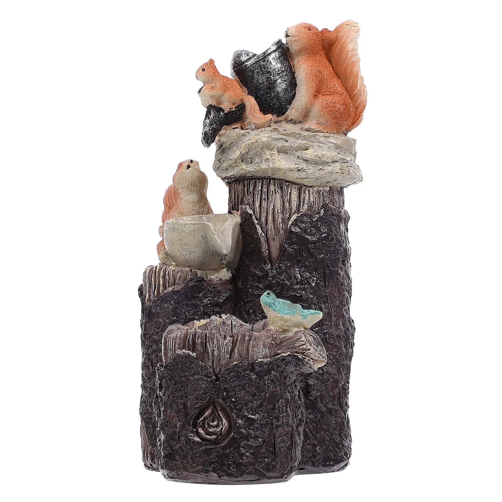 

1Pcs Resin Squirrel Garden Ornament Detailed Yard Lawn Decoration Landscape Outdoor Animal Decor Adornment Garden Decor