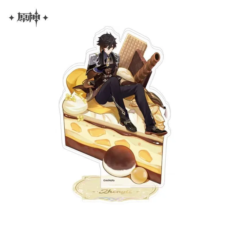 4th Anniversary Plate Desk Decor WANDA CINEMAS Standing Furina Nahida Collection Ornament Raiden Shogun Acrylic Doll Mavuika