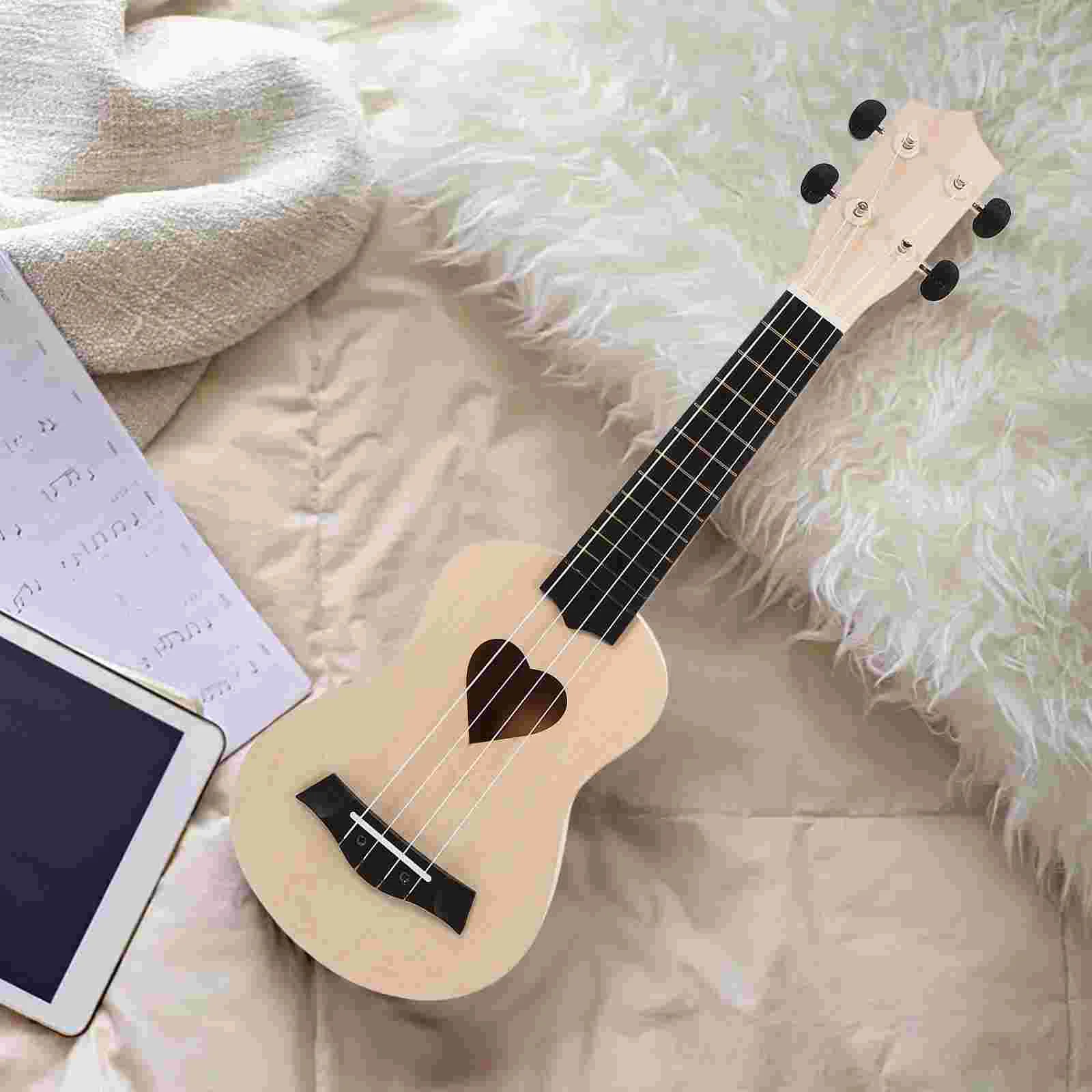 

Ukulele DIY Guitar Assembly Kit Small Wooden Blank Graffiti Toy Making Supplies Toys