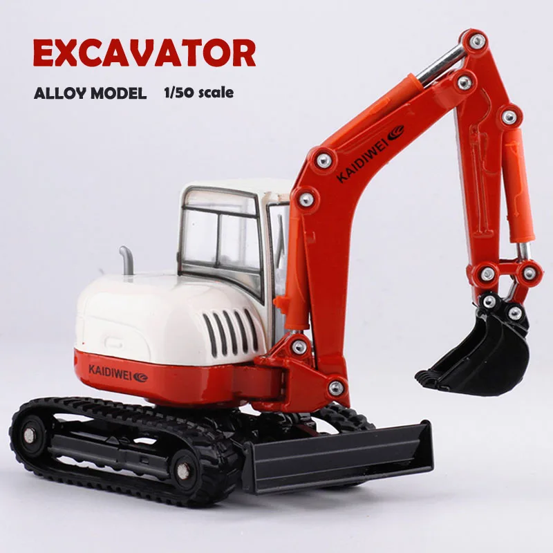 

Simulation 1/50 Scale Diecast All-Alloy Excavator Model Engineering Truck Crawler Toy Children Boy Birthday Gift Home Decor