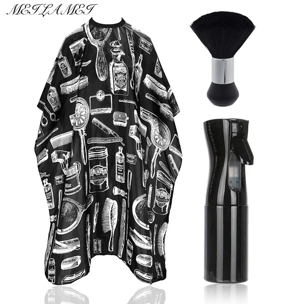 Professional Waterproof Hairdressing Shawl Bib paper Set Nylon Hairdressing Salon Clothes Chopped Hair Isolator Hair Dyeing Tool