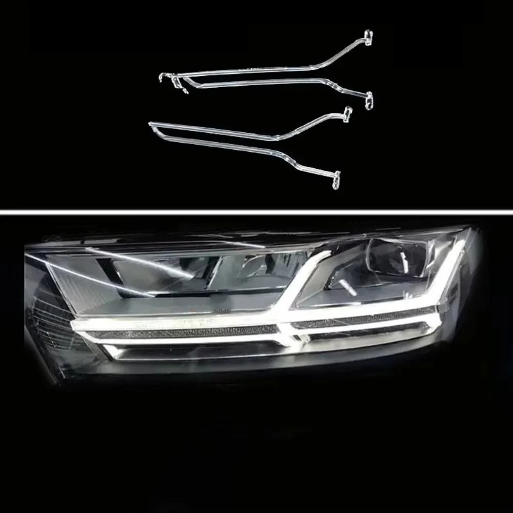 NEW matrix Headlight Acrylic tube DRL Tube Light Guide Strip DRL Strip For Audi Q7 2016 2017 2018 2019