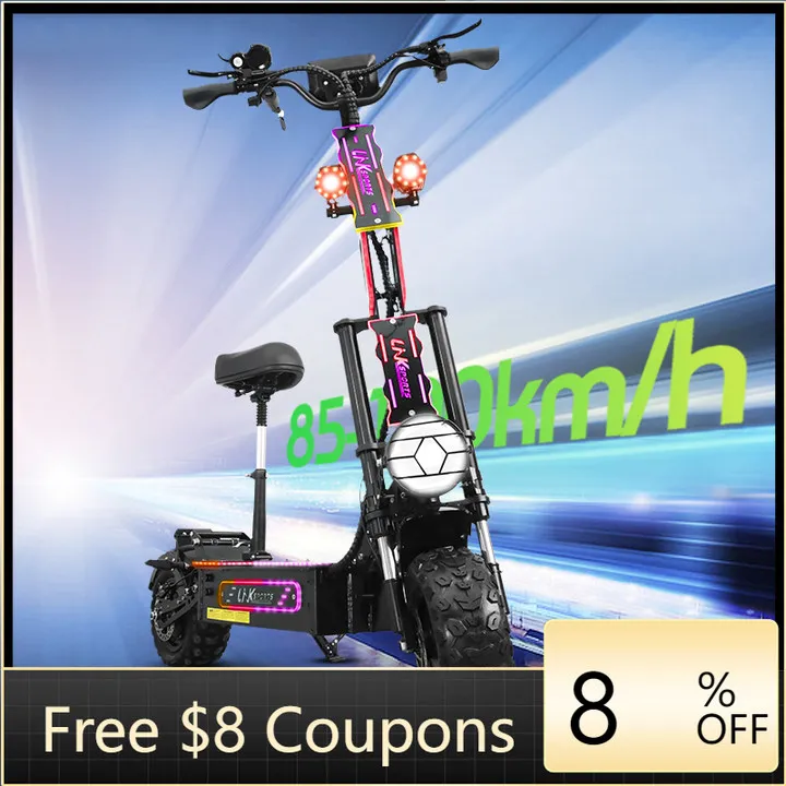 

STLF Advanced Free Shipping 8000w Dual Motor 60V 50ah Battery Off Road Foldable Mobility Adults Powerful E-scooter Electric Scoo