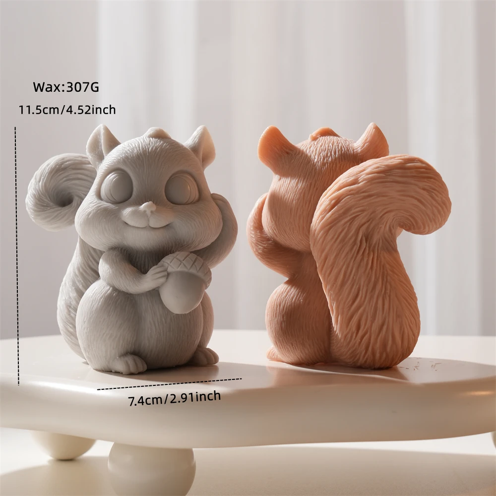 Squirrel Candle Silicone Mold  - đánh giá và giá Candle Making Books For Beginners
