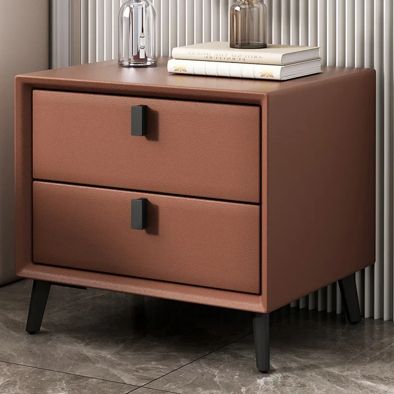 

Bedside Table Simple Modern Bedroom Feeling Light Luxury 2021 New Small Cabinet Locker Bedside Rack