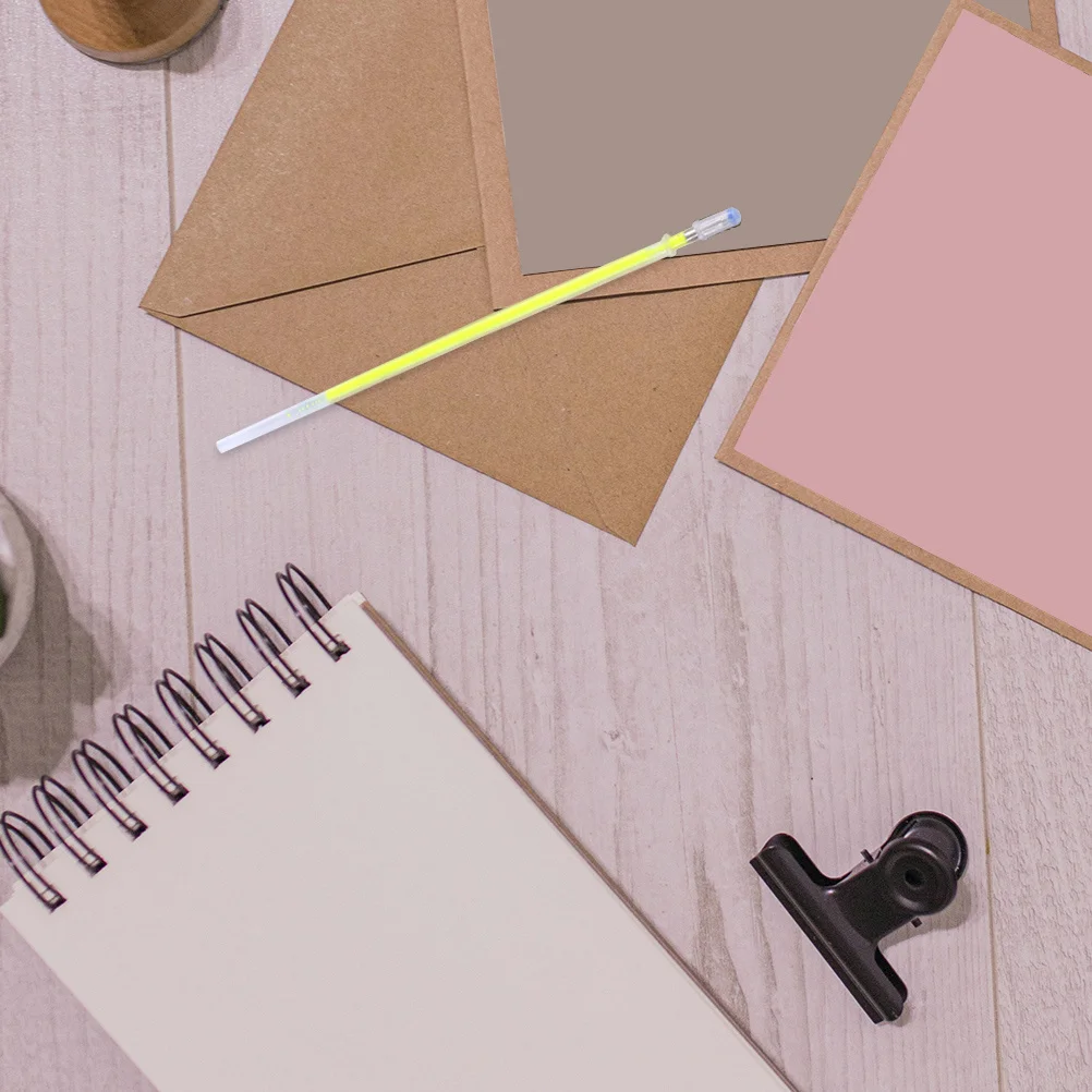 

50 шт., стержни для гелевых ручек, красочные стержни с гладкими чернилами, портативные школьные канцелярские принадлежности, нейтральные стержни для ручек, замена