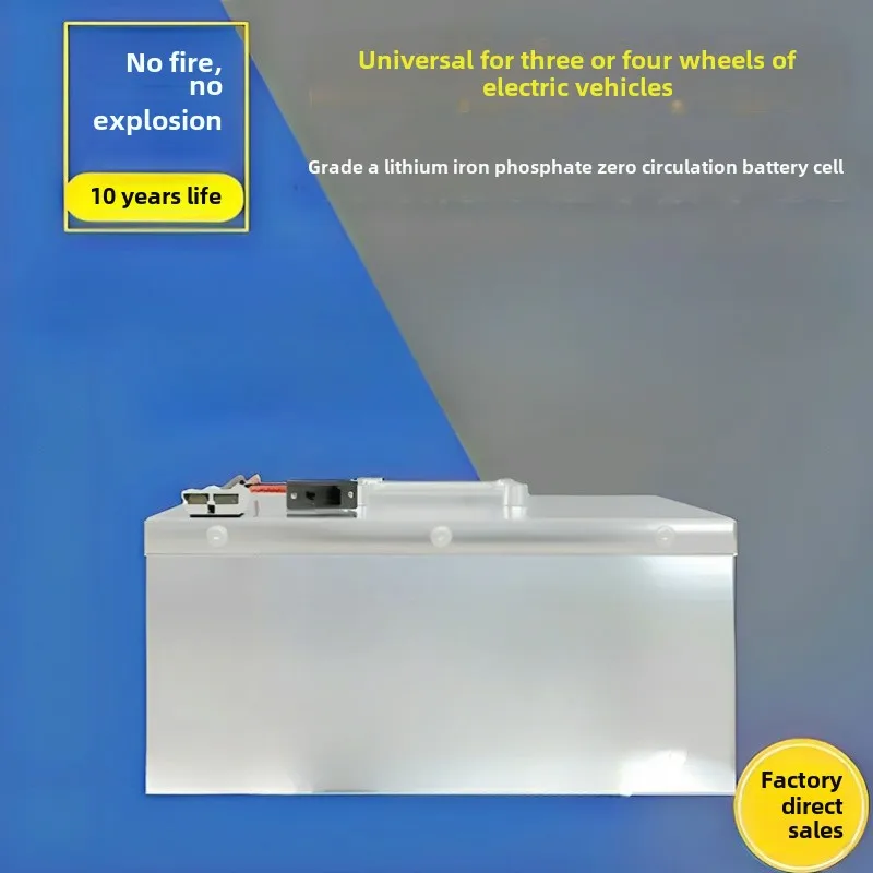 36V 80Ah Li-ion Battery Waterproof with BMS Protection for 3500W Motor System + 10A Charger Included