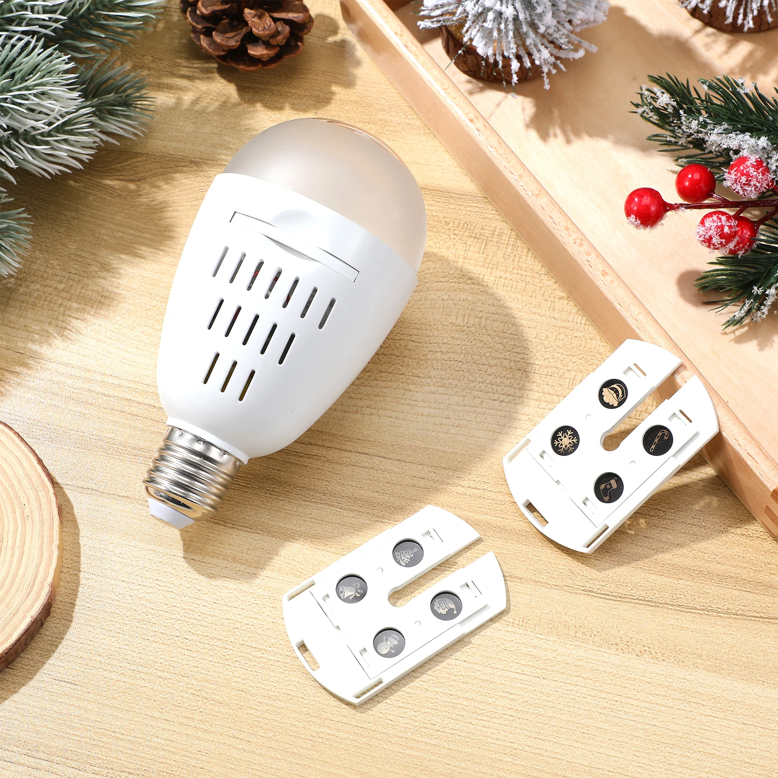 1 pz lampada di proiezione multi-modello LED creatore di atmosfera per feste impermeabile per la superficie dell'acqua del giardino all'aperto Natale