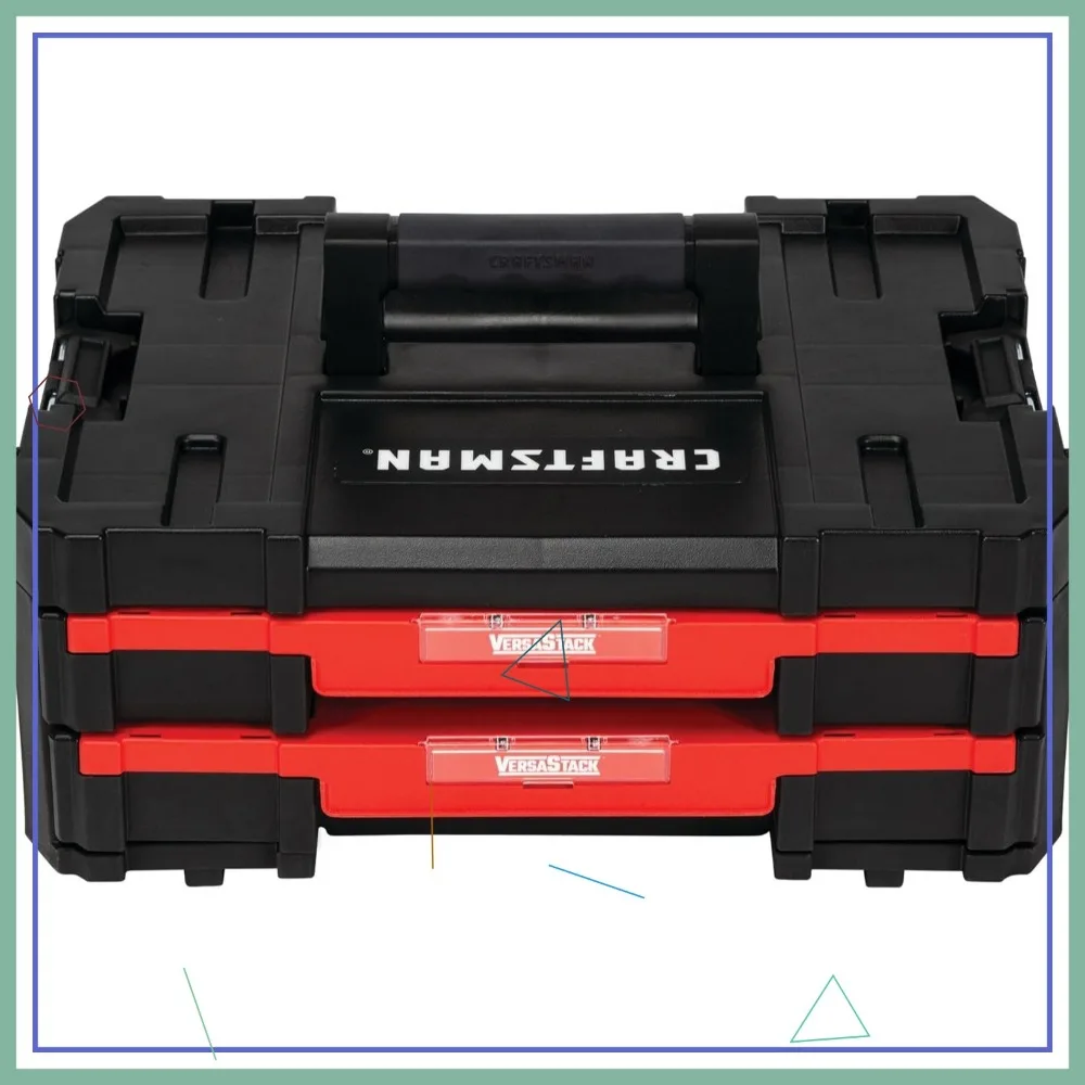 

Прочный пластиковый ящик для инструментов с ящиками, органайзер для хранения и поделок