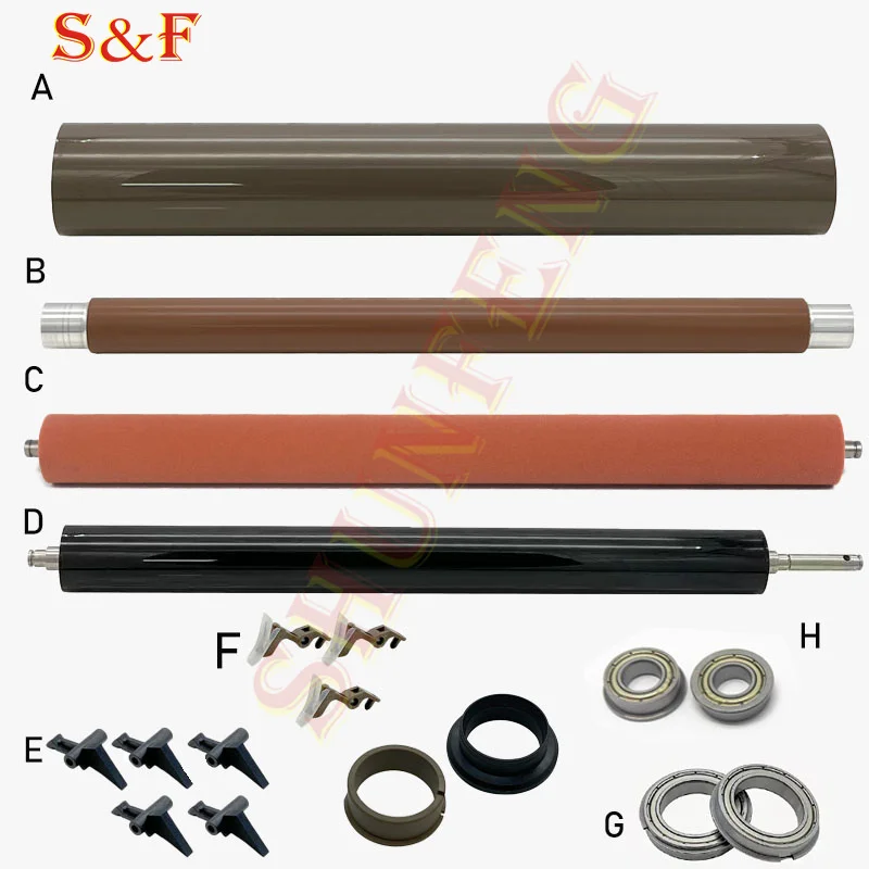 

Fuser Kit for Konica Minolta Bizhub C368 C364Fuser Film C454 C308 Pressure Roller C284 C224 C554 Upper Sponger Roller