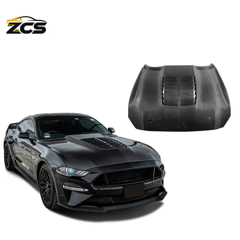 

New 18-22 Models For Mustang Modified GT500 Carbon Fiber Front Hood