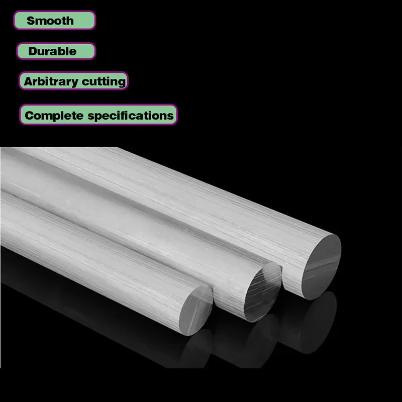 7075 Aluminum Alloy Round Rod 490mm Length Dia5 6 8 10 12 14 15mm Solid Bar