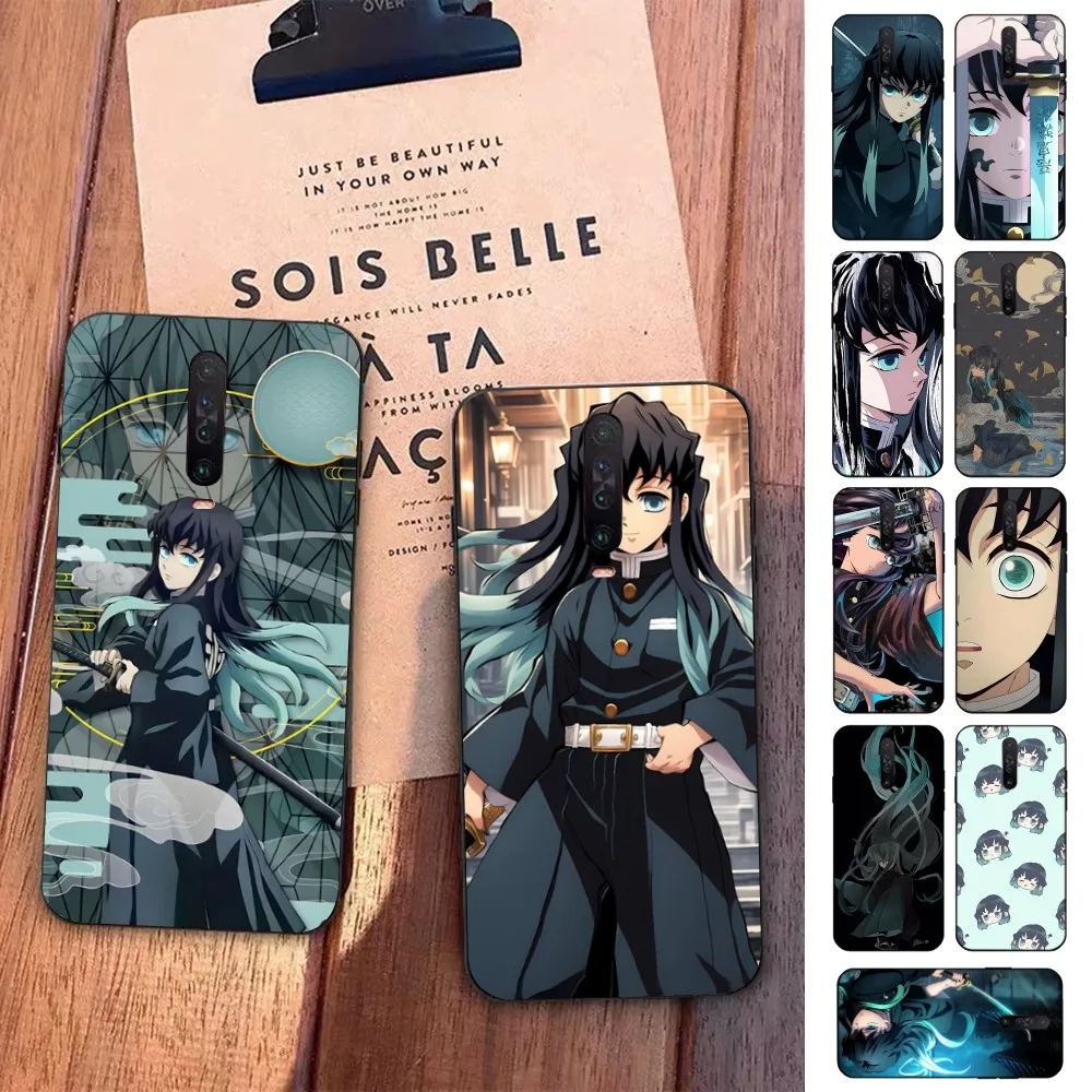 Demon Slayer Tokitou Muichirou Phone Case For Redmi 5 6 7 8 9 10 plus pro 6 7 8 9 A GO K20 K30 K40 pro plus F3 Fundas