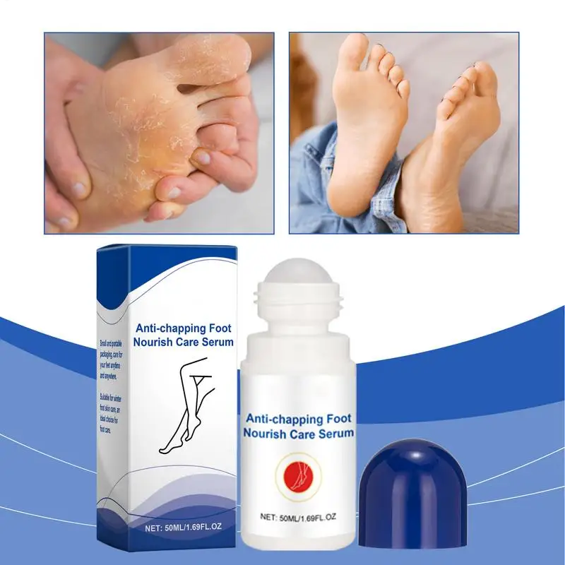 Cracked Heel Stick heel Balm for Dry Cracked Feet 50ml Cracked Heel Repair Balm Stick Rolls on Moisturizing foot cream