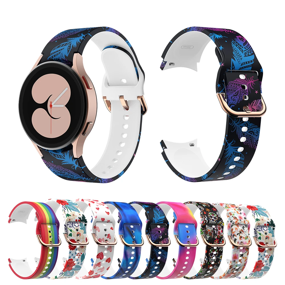 

Lovely Silicone Strap for Samsung Galaxy Watch 6 5 4 Bracelet Running Smartwatch Band for Samsung Galaxy Watch 6 40mm 44mm