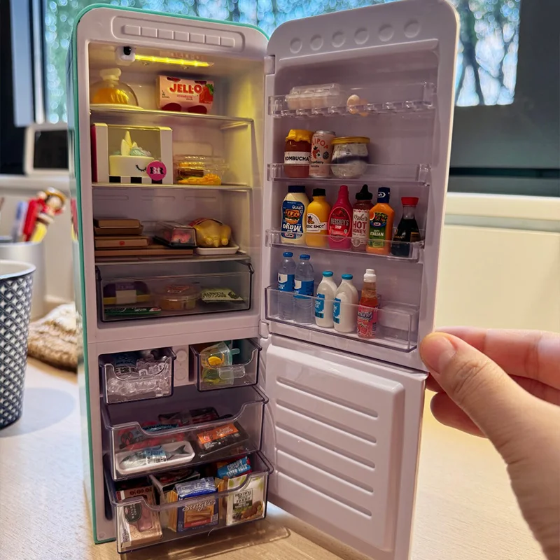Caja Misteriosa Zuru, Mini Refrigerador Sorpresa, Huevo Ciego Coleccionable, Micro Escena, Juguete de Bola para Bebés, Juego de Bricolaje, Regalo Exquisito
