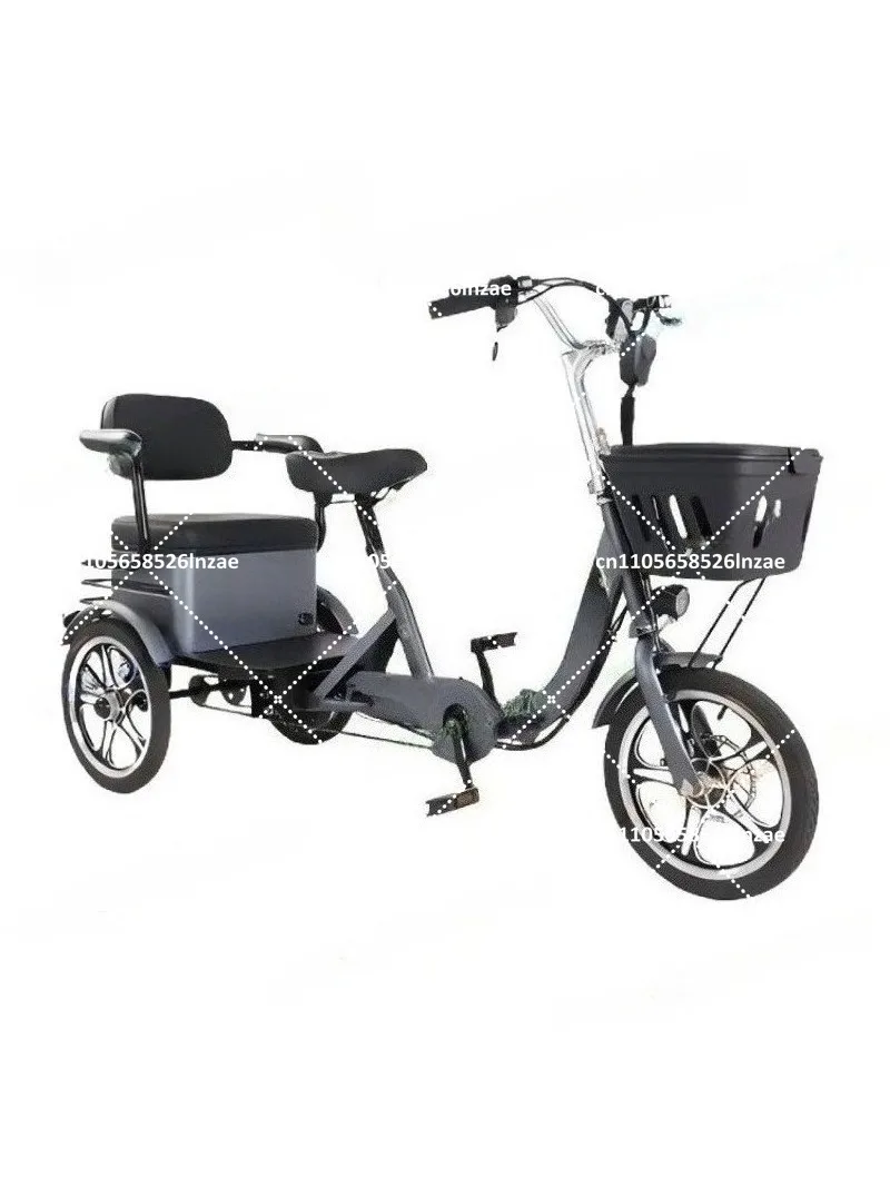 Adult 3 Wheel Folding Electric Tricycle Scooter for Commuting and Leisure with Enhanced Stability