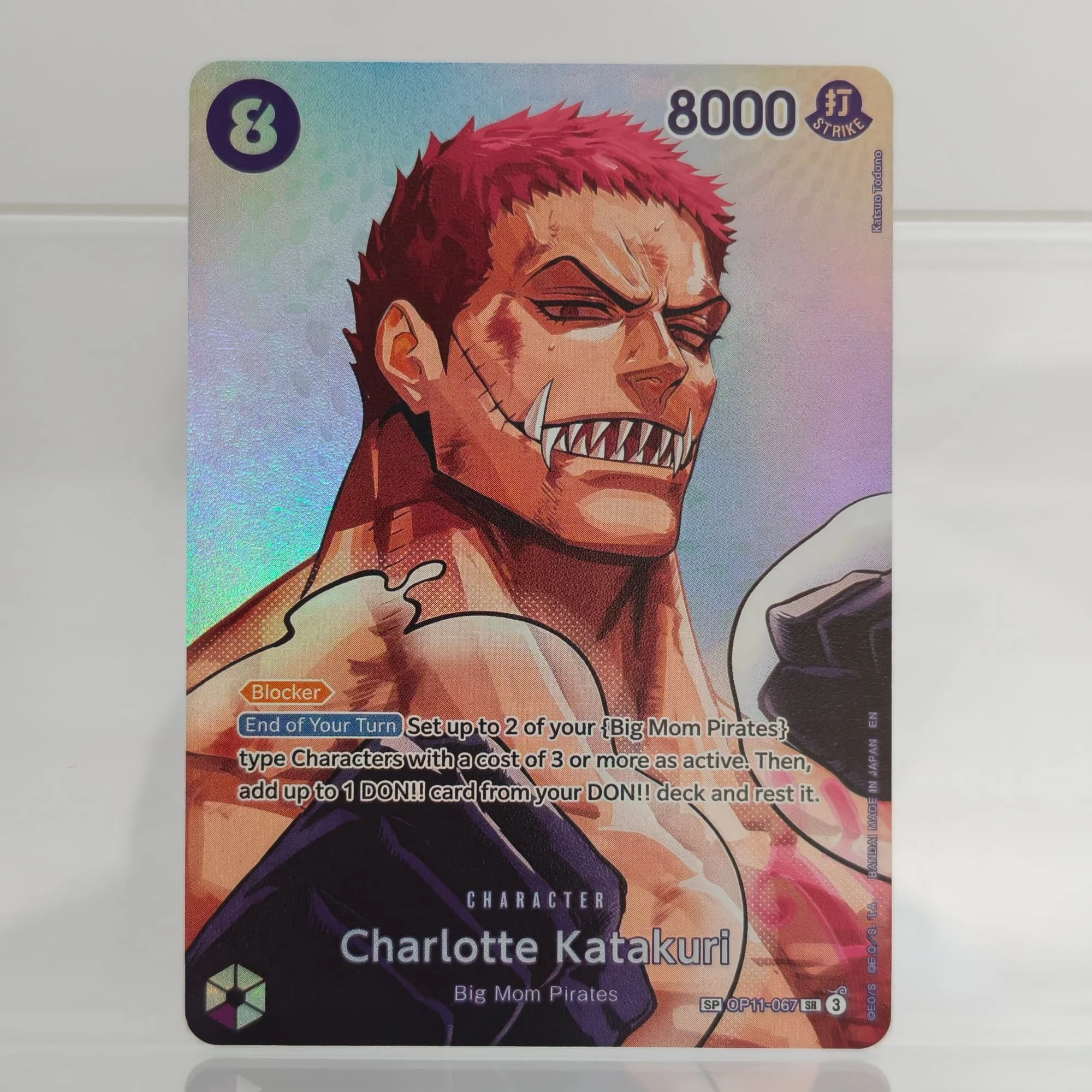 Proxy One Piece SP Cards OP16 Ace Katakuri Robin Tashigi Cavendish Anime Rainbow Flash English Game Collection Cards