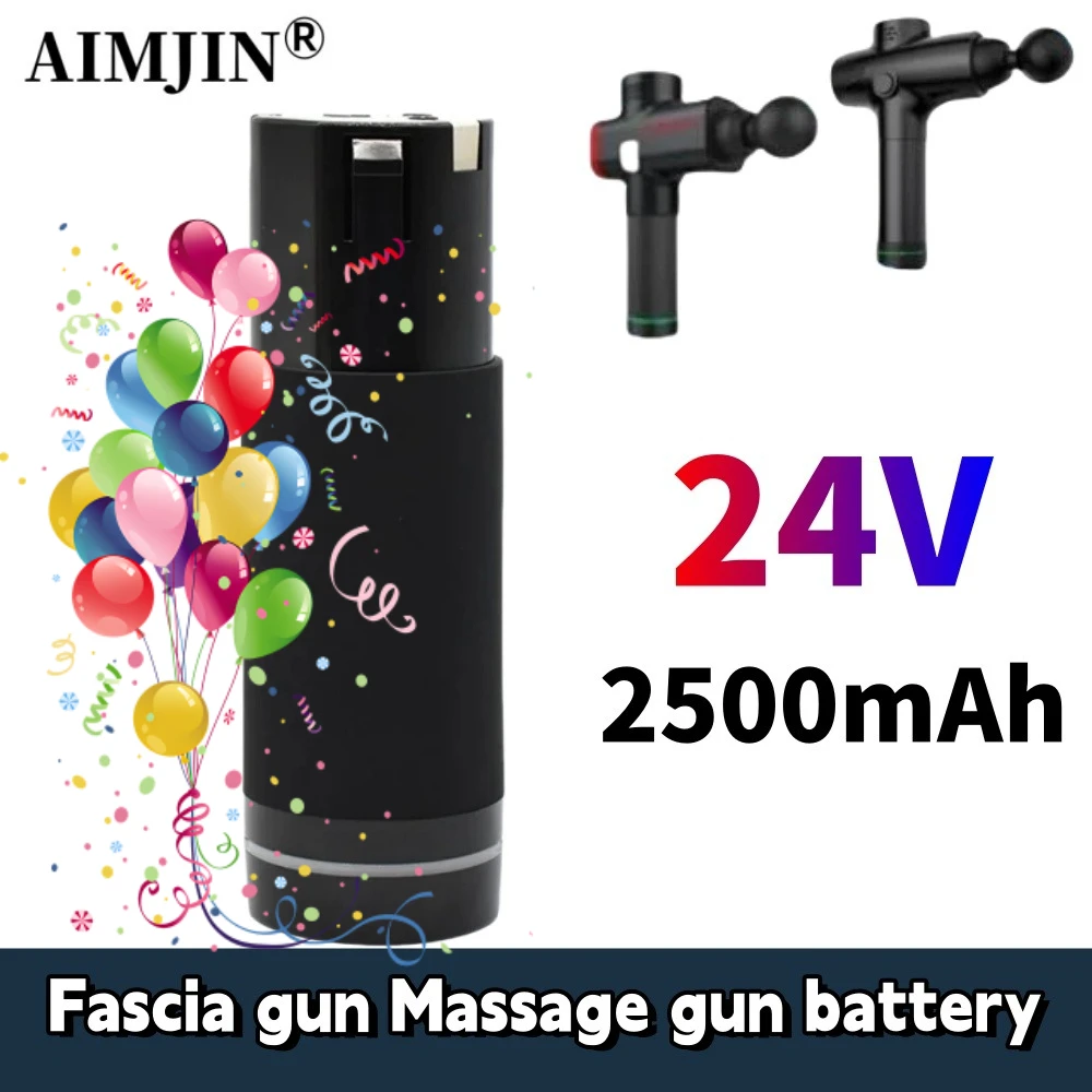 

Upgraded Rechargeable Battery 24V 2500mAh for Fascia Gun Massage Gun Lithium Battery Electric Silent Neck Mask Massager Battery