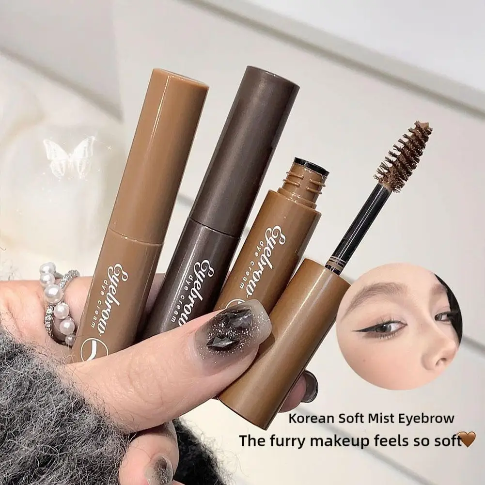 3D 눈썹 염료 크림 오랫동안 지속되는 브라운 블랙 컬러 눈썹 마스카라 색조 Sweatproof Wild Brow Enhancer 크림 화장품 초보자