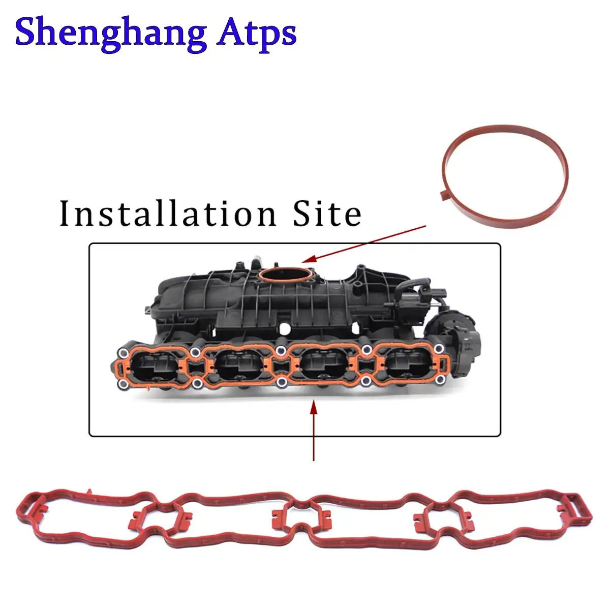 Intake Manifold Gasket For Audi A3 A4 A5 A6 A7 A8 Q3 Q7 Q8 TT EA888 MK3 06K129717A  06K129717C 95812971700 06K133073 06K 133 073