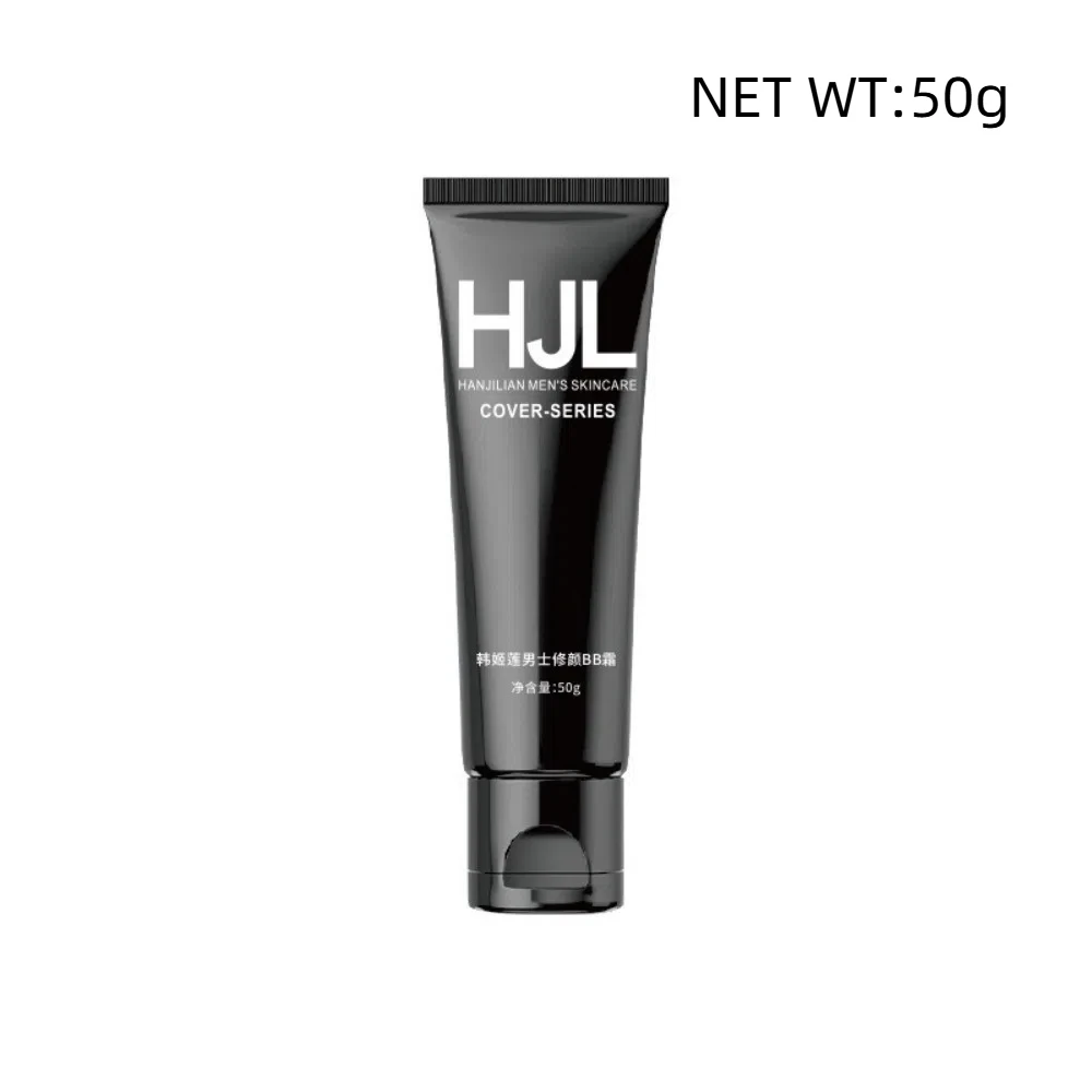 New 50g Men BB Cream Natural Brightening Liquid Concealer Nourishing Oil Control No-Makeup Cream Face Cosmetics