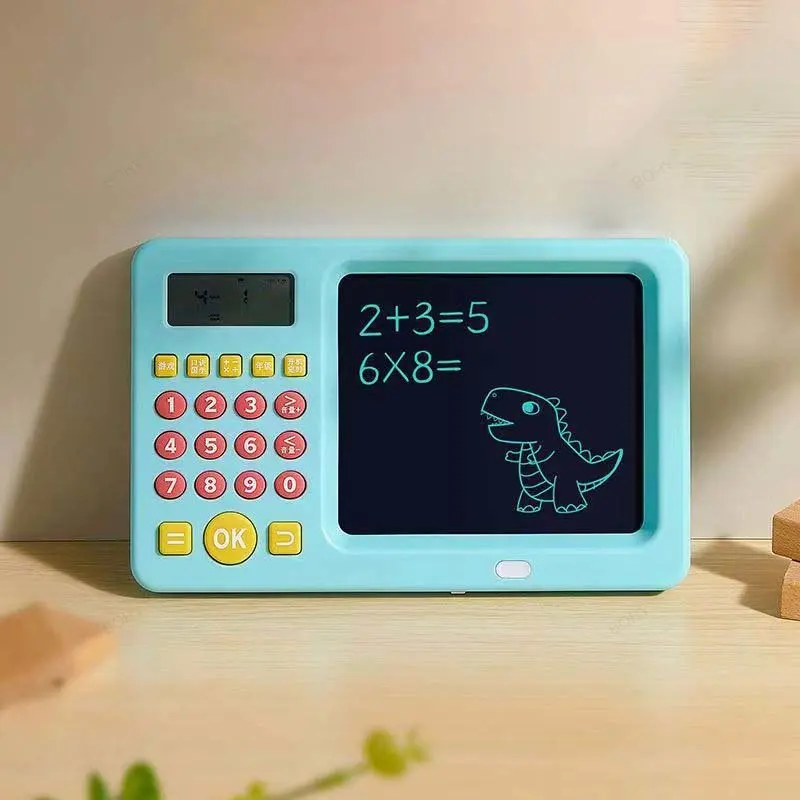 USB Kids Calculator Machine cyfrowe tablety rysunkowe arytmetyka dziecięca maszyna treningowa Test matematyczny GameToy
