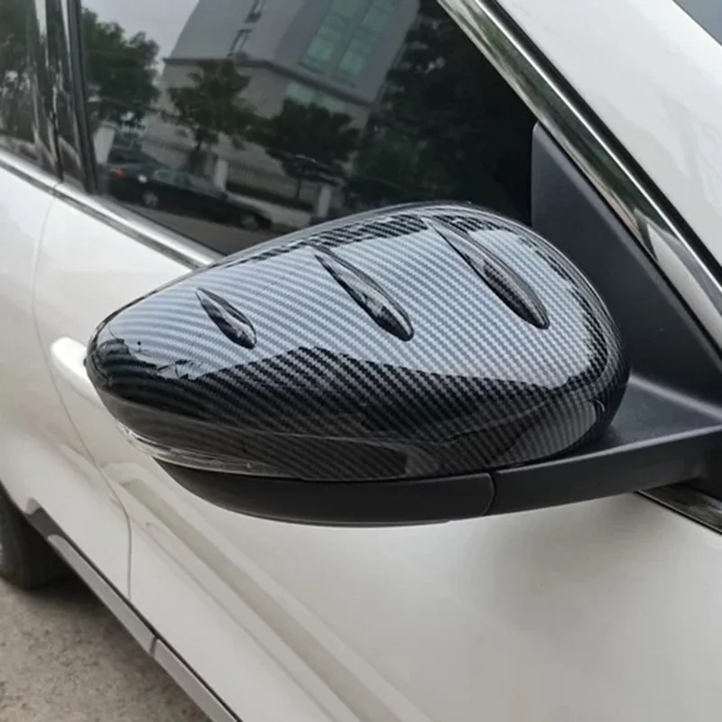 Generic Carbon Fiber Look Mirror Decor Replacement Caps