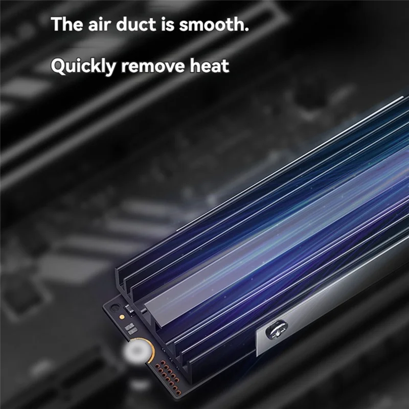 -AS58 M.2 SSD Cooling Cooler หม้อน้ํา M.2 NGFF NVME 2280 SSD ฮีทซิงค์สําหรับ PS5 Desktop PC ฮีทซิงค์