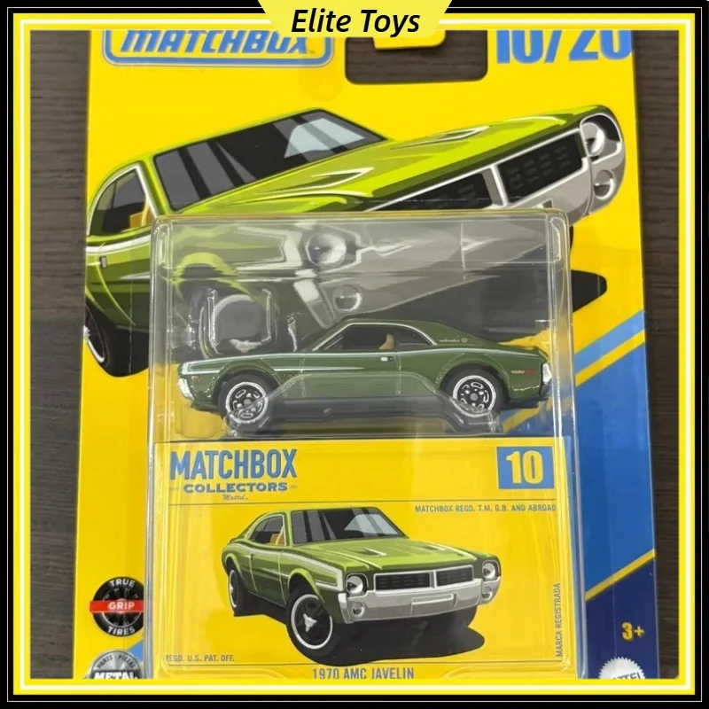 Mattel Match Box Collectors Series 1970 AMC Javelin Metal 1:64 Scale Diecast Car Model Vehicle Collectible Toy Boys Gift