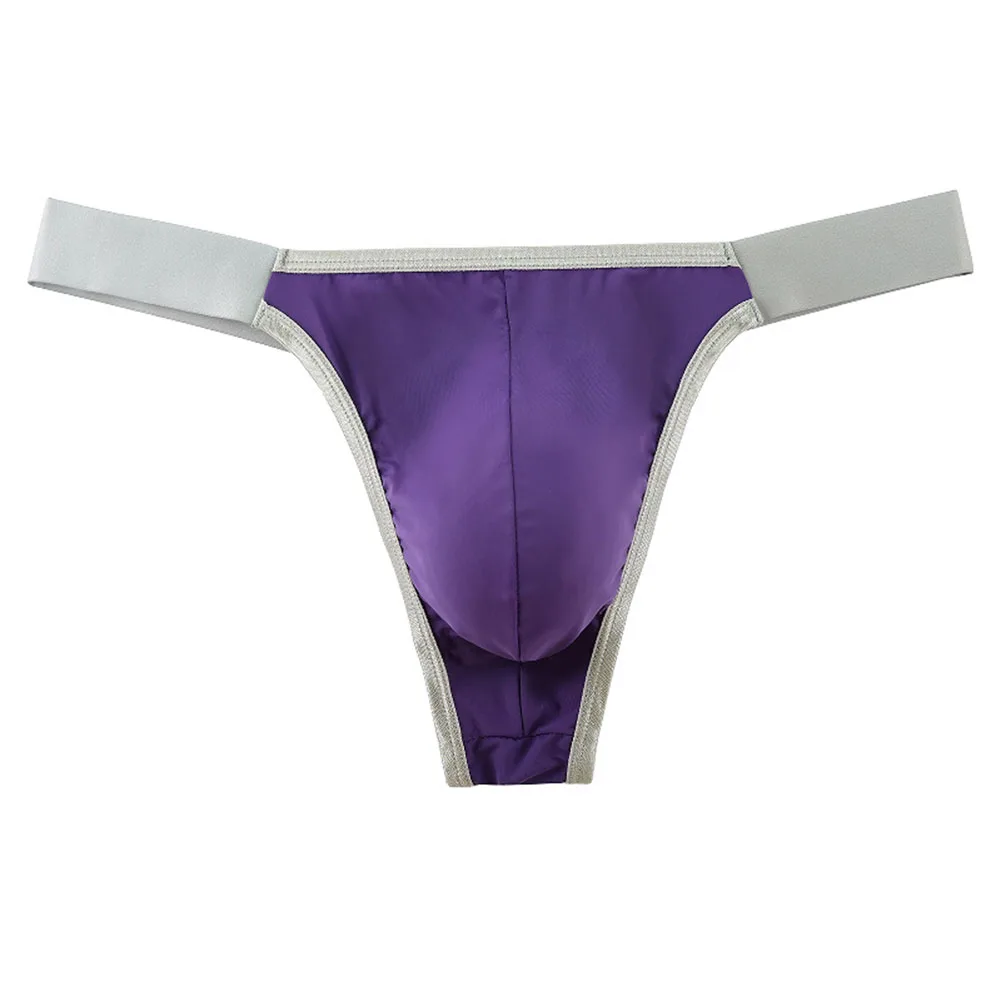 Sexy Pouch Underwear Men Thongs Pouch Front T-back Design Open Butt 80 Polyester 20 Spandex Men Sexy Underwear Thongs