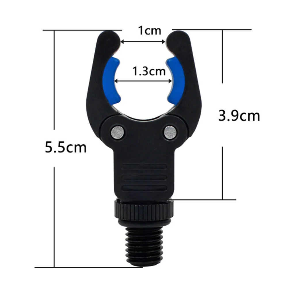 4pcs Carp Fishing Rod Rest Head Gripper With Silicone Gasket Luminous Function Rest Head Tackle Gripper Rest Gripper Rod Grips