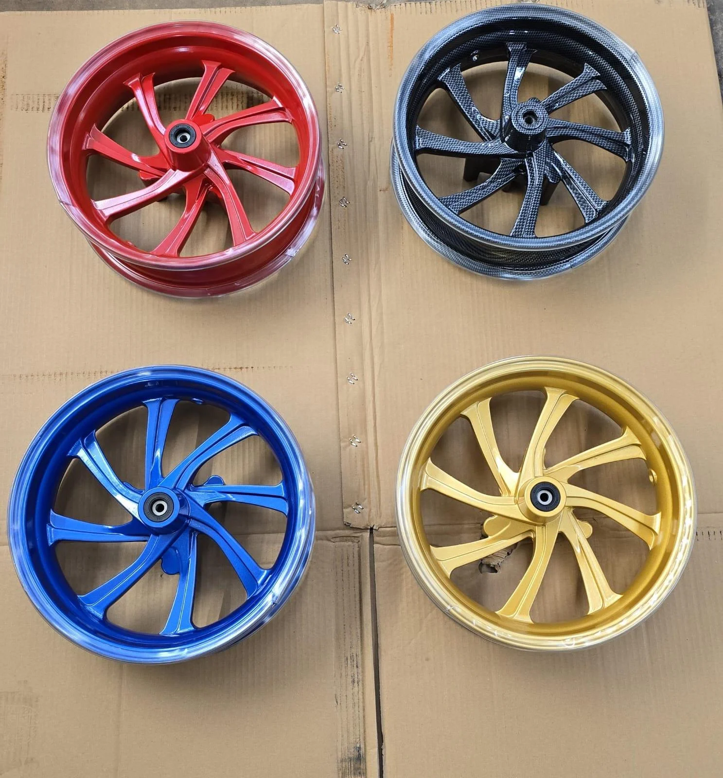 

13 Inch Gy6 Scooter Rims Wheels Front Rear Back for tank Chuma Motorcycle Wheels