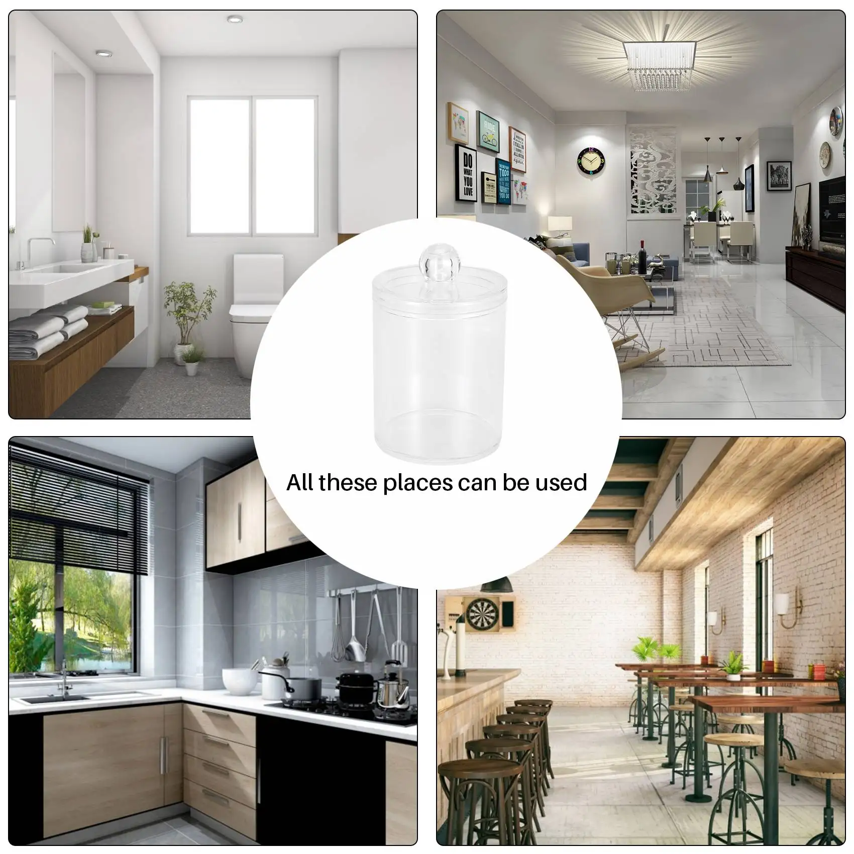 

Диспенсер-держатель TFORU-Qtip для ватных шариков, ватных тампонов, аптекательная банка с крышками для организации хранения канистр в ванной комнате