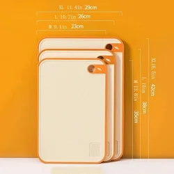 Wheat Straw Double-Sided Antibacterial Cutting Board Home Kitchen Anti-mildew Anti-slip Plastic Multi-functional Sticky Board