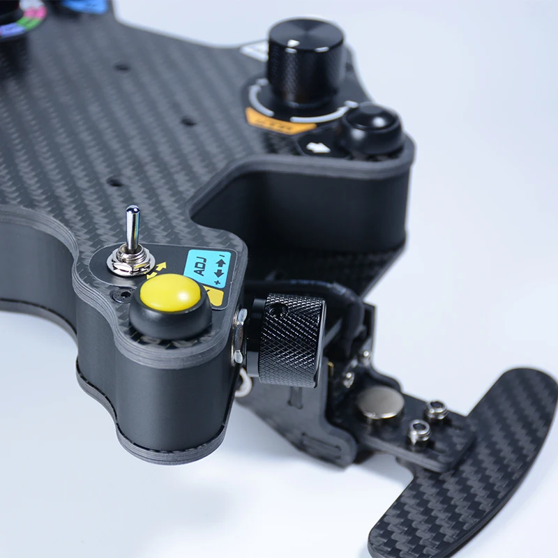 Simracing Steering Wheel for PC Control Button Racing HUB Instrument Paddle Shifter Racing Wheel Joystick for Logitech G29 G27 T