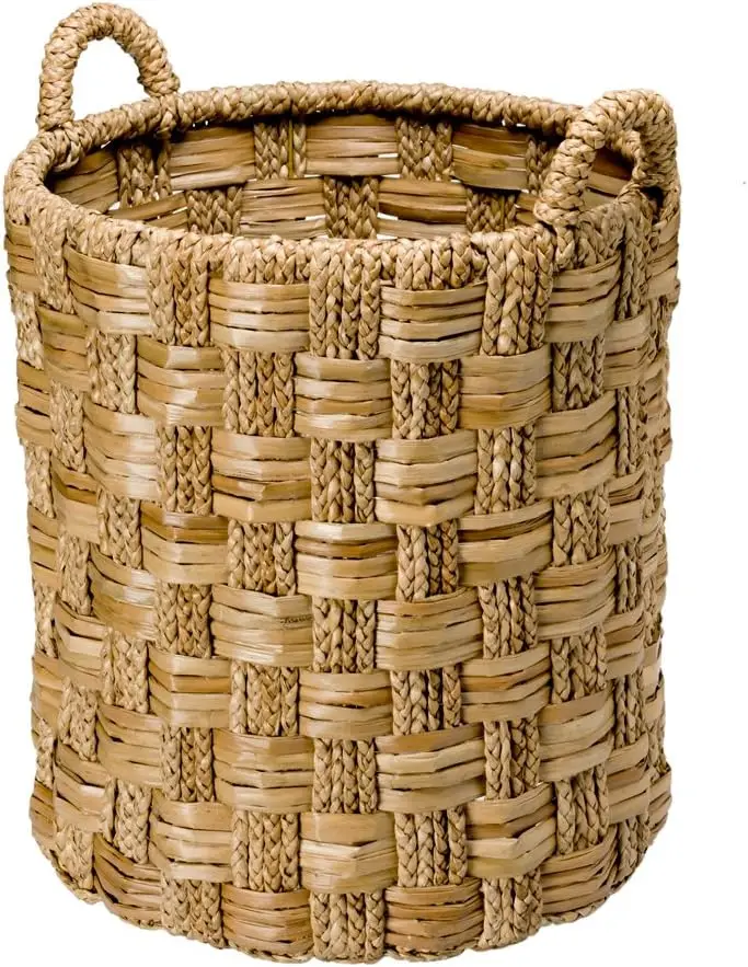 

Round Braided Sea Grass Storage Basket, Brown