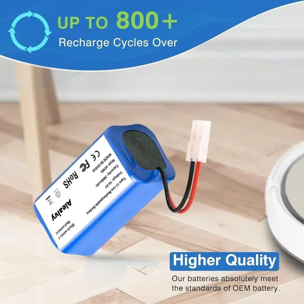 Nueva batería de repuesto Original H18650CH-4S1P para XIAOMI XIOMI MIJIA Mi Robot aspirador esencial G1 MJSTG1 SKV4136GL 2600mAh