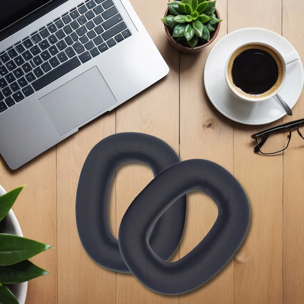 استبدال بطانة للأذن من الجلد البروتيني فوق وسائد الأذن وسائد الأذن لسماعات B&W Bowers & Wilkins PX7 S2/PX8