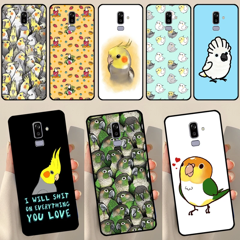 parrot bird For Samsung J3 J5 J7 J510 J310 J330 J710 J730 J1 A3 A5 2016 2017 J4 J6 Plus J8 2018 Case