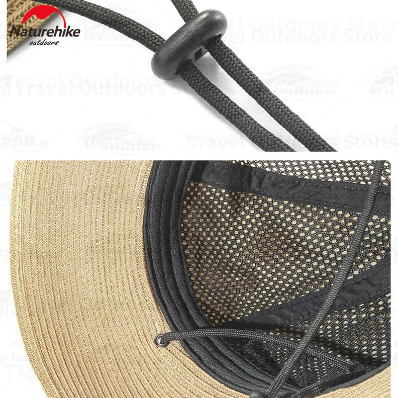 Naturehike Mesh Fisherman Hat Waterproof Outdoor Hat Summer Hat Fishing Garden Bucket Hats For Men Camping Accsesories