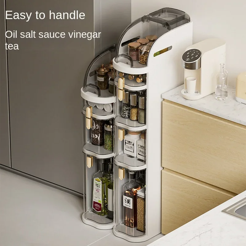 

Kitchen Bathroom Storage Cabinet Installation-Free Toilet Drawer Closestool Crevice Rack Ultra Narrow Organizer Rack Shelves