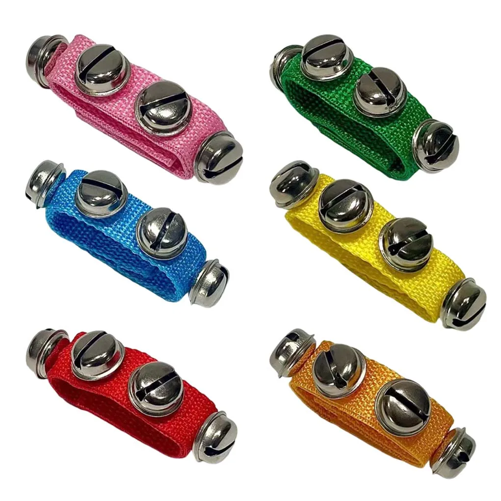 1 قطعة جرس المعصم الملونة مرحلة الأداء الرقص اكسسوارات الموسيقى الترفيه الدعائم مناسبة للمبتدئين TMZ