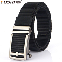 TUSHI New Men Belt Military Tactical For Men Nylon Hard Alloy Buckle Outdoor Work Golf Mens Brand Belt Hunting Accessories Gifts