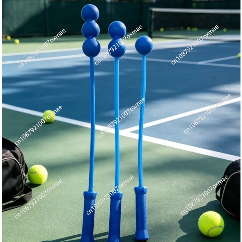 Self-Practice Tennis Trainer Rebound Training Tool for Kids & Adults, Outdoor Swing Exercise Replacement Base Accessory
