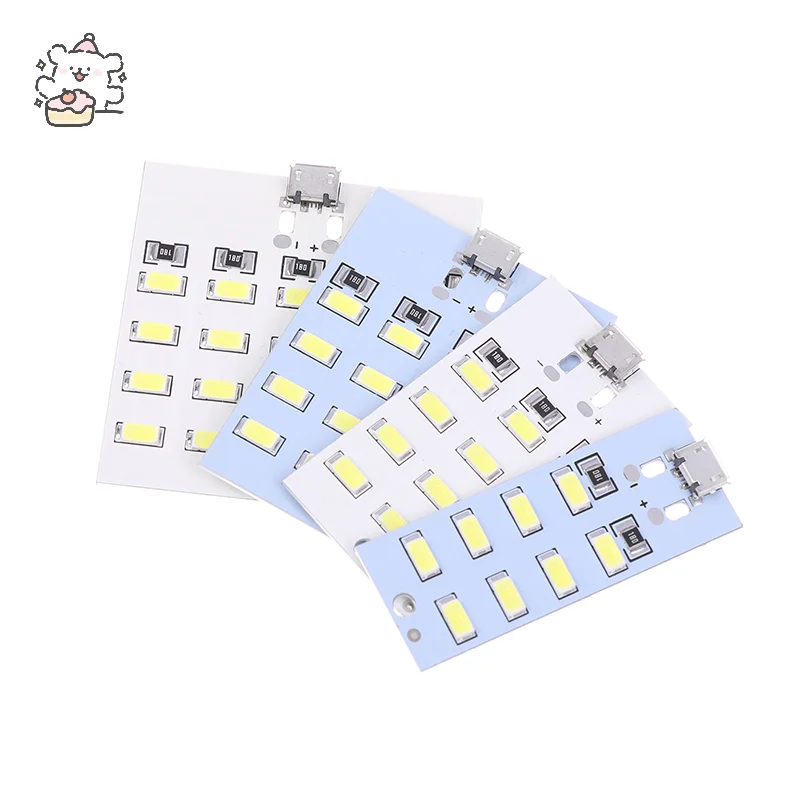Panneau d'éclairage LED mobile USB, interface micro USB 5730 SMD 5V 430mA ~ 470mA