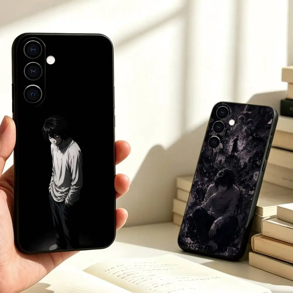 Death Note L·Lawliet  Phone Case Black Silicone Soft For Samsung Galaxy A73,A72,A71,A70,A53,A52,A51 Gift
