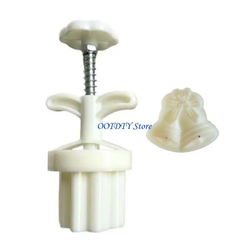 367A 30g Christmas Series Plastic Mooncake Moulds Mooncake Stamps Baking Accessories