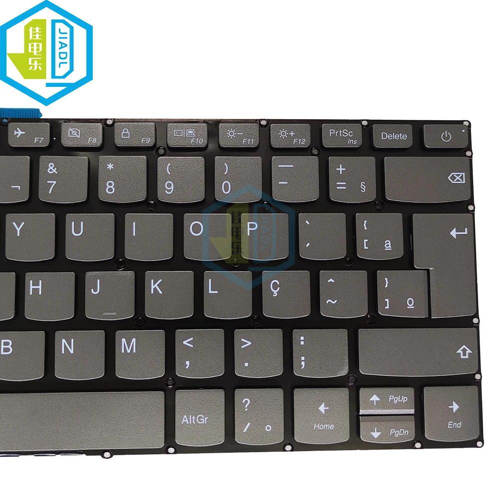 Imagem -02 - Teclado Espanhol Brasileiro Retroiluminado Lenovo Ideapad 32014ikb 320-14ast 520s-14 S145-14api 14iil S145-14 V14-ikb Pc4sb 320-14