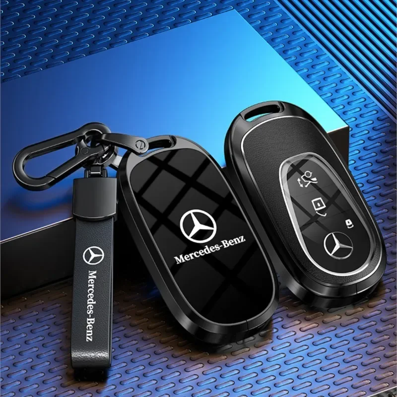 Car Key Case Cover Shell For Mercedes Benz C E S Class GLC W206 W223 W214 E300 C260 C300 S450 S500 S400 Key Protection Accessory